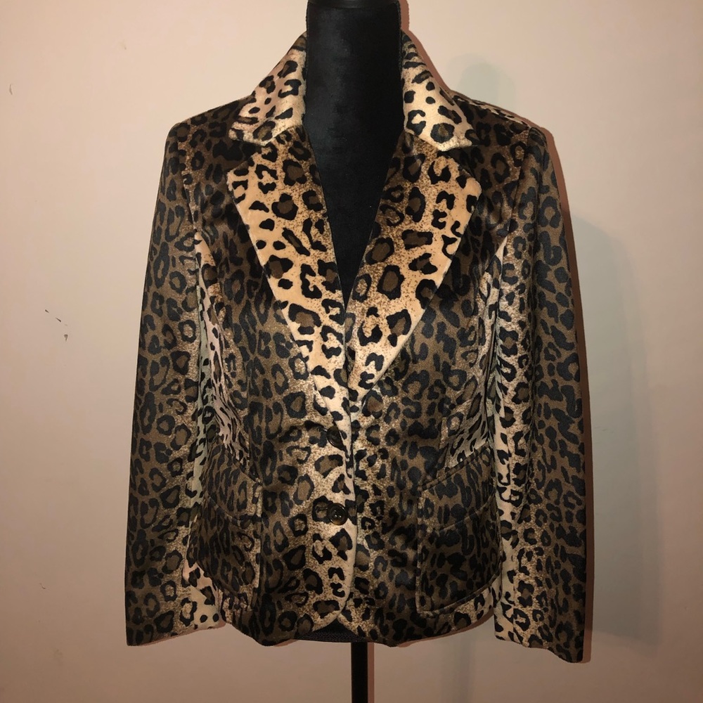 Inc Vintage Leopard Jacket